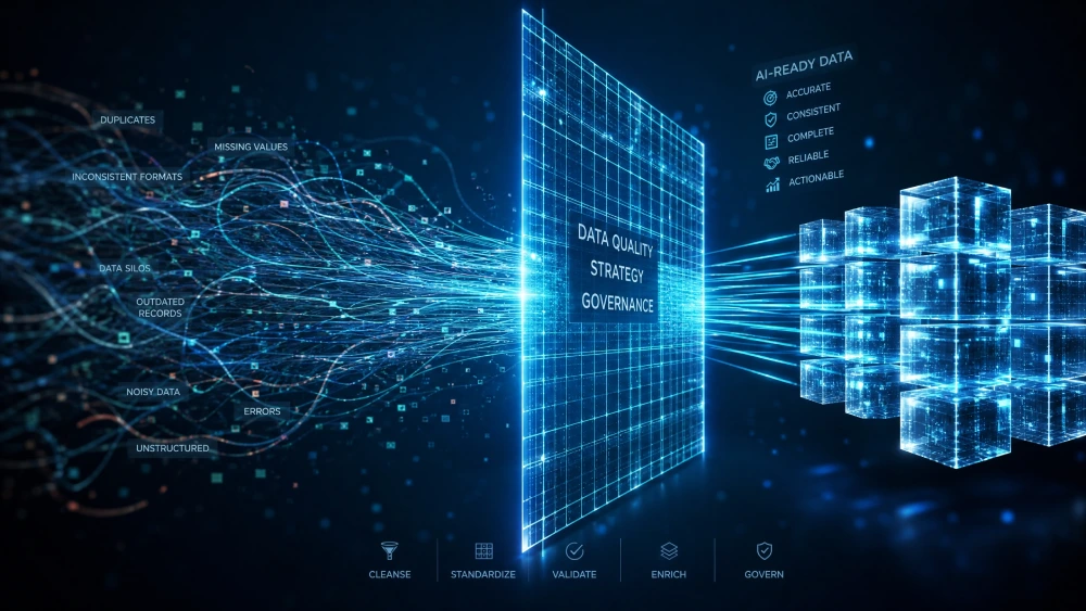 Daten-Veredelungsprozess: Vom Rohdatensilo zur belastbaren, KI-ready Datenbasis